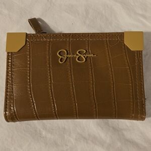 Jessica Simpson Roxette Meteorite Faux Leather Trifold Wallet